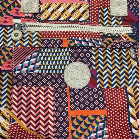 Kipling Multicolor Geometric Tote - Picture 11 of 12